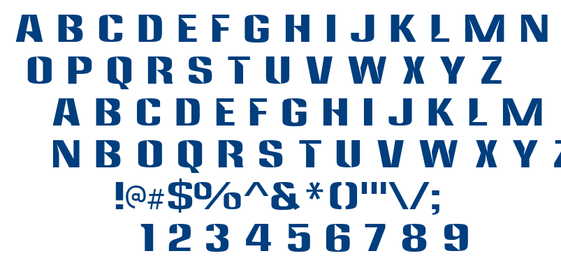 Anklepants font