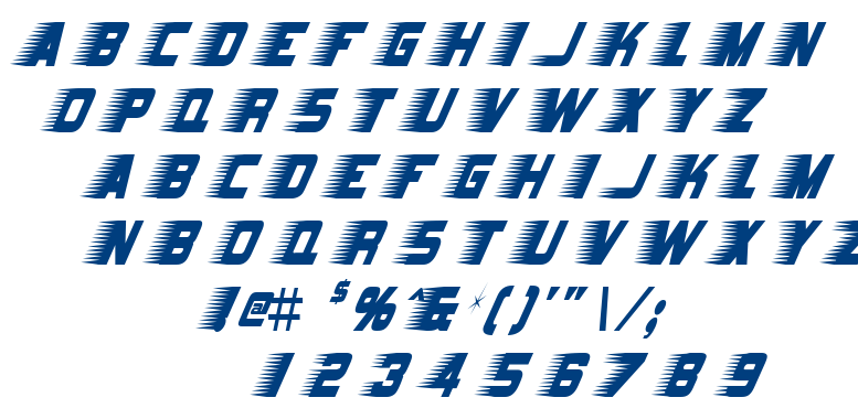 Barbatrick font
