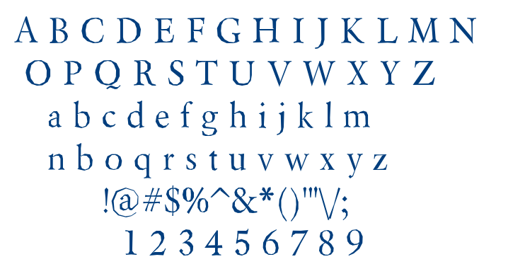 Berylium font