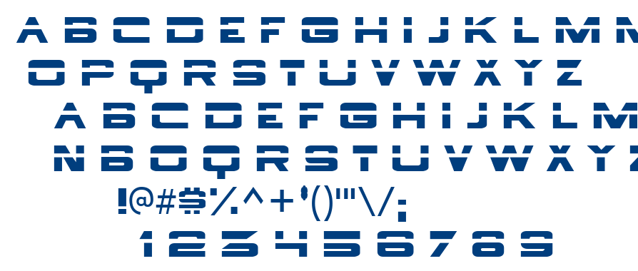 Borg 9 font