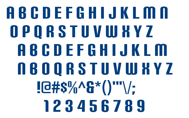 Carbon Block + Phyber font