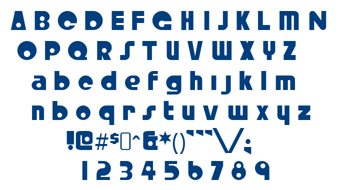 Crystal Radio Kit font