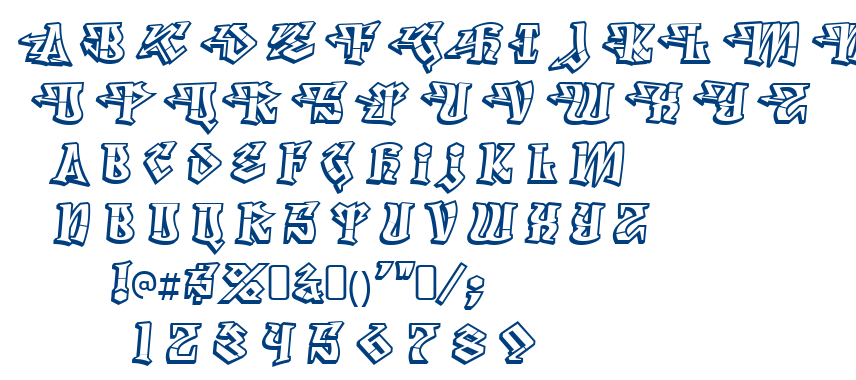 Degrassi font