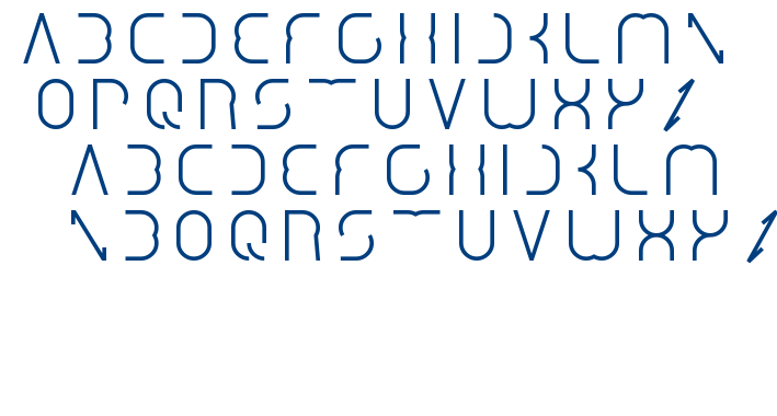 Dismecha font