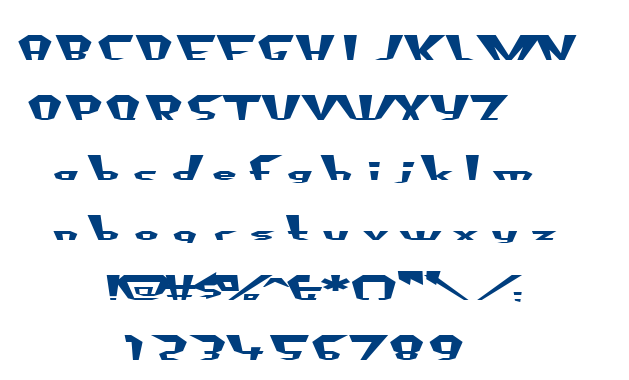 Fluoride Beings font