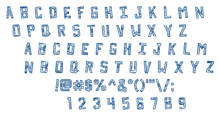 Forgotten Playbill font