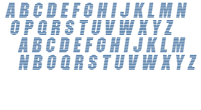 Former Airlines font