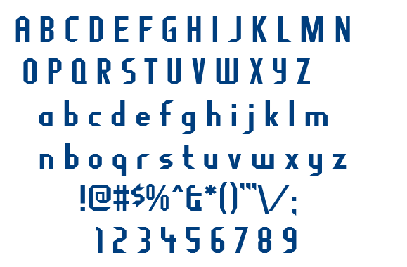 Fragile Bombers font