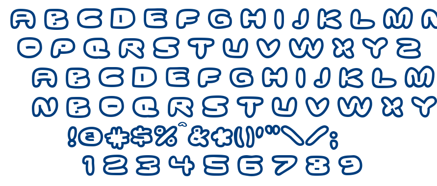 Ghostmeat font