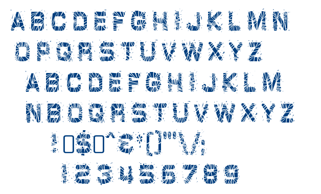 GlazKrak font