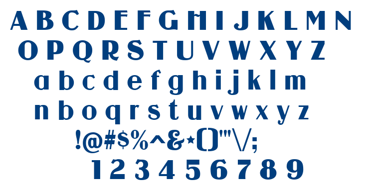 Guanine font