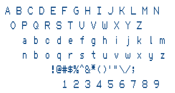 Hydrogen Type font