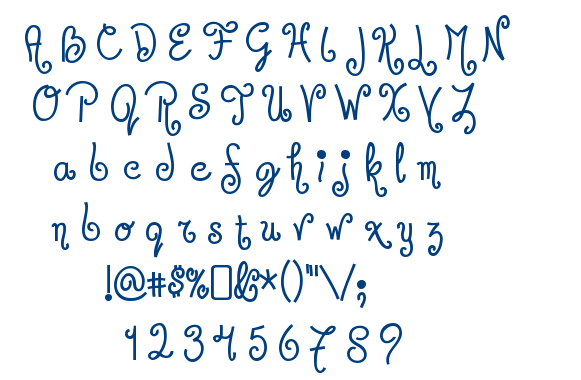 Jandles font