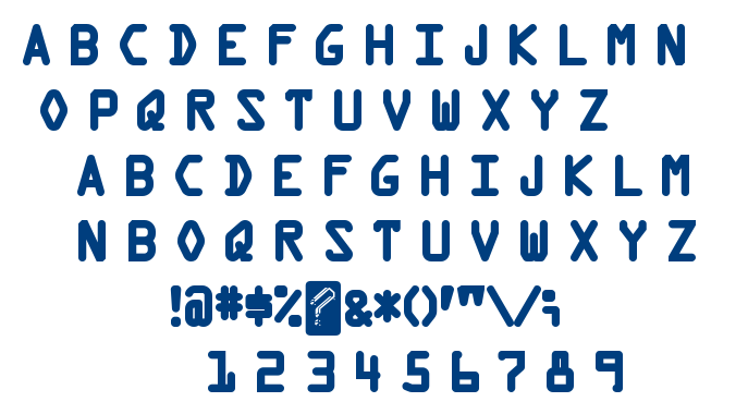 Kredit font