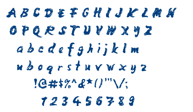 Mango Scribble font