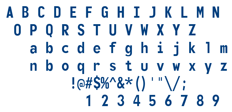 Monofonto font