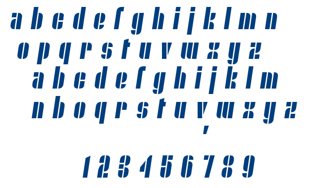 Nyamomobile font