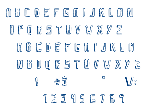 Savia Shadow font