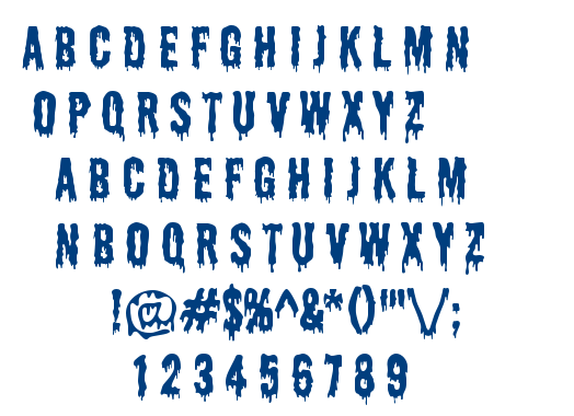 Shlop font