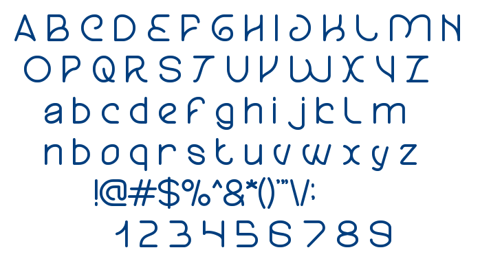 trees of happiness font