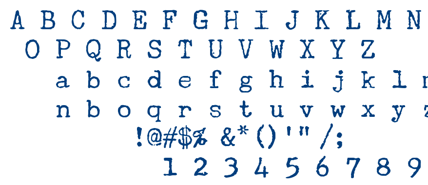 Underwood Champion font