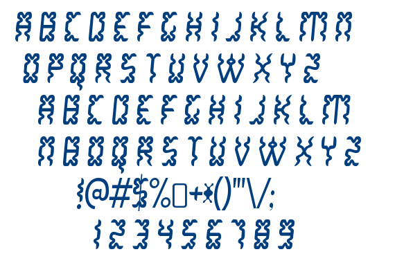 White Lake font