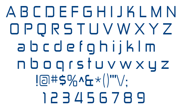 Zekton font