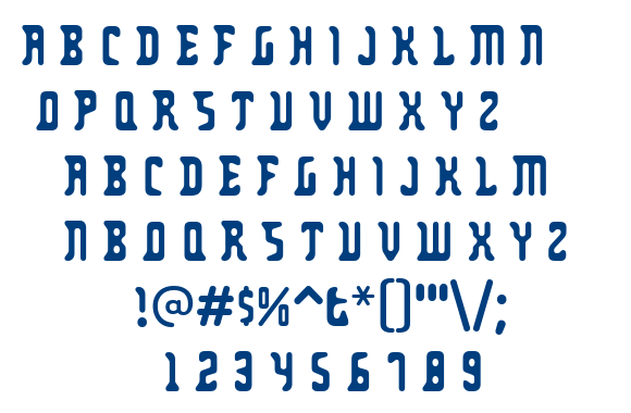 Zodillin font