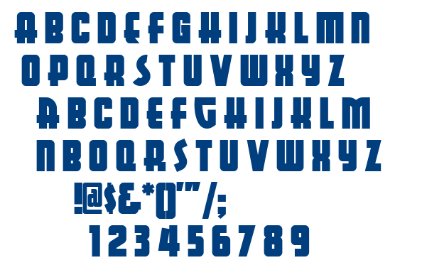 Aerojones NF font