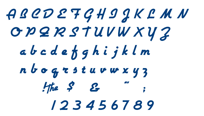 Airstream font