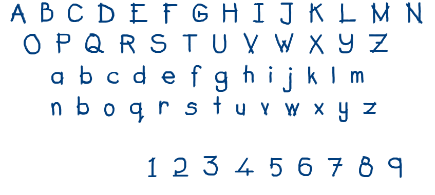 Berus Rambut Kuda font