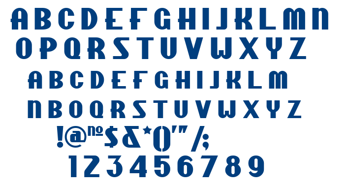 Chippewa Falls NF font