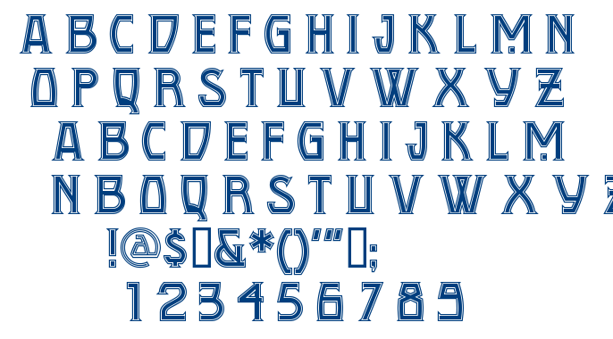 Conquistadorman NF font