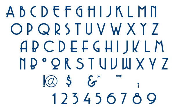 Copasetic font