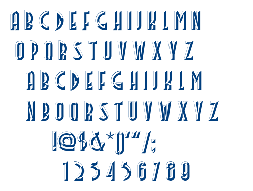 Facets NF font
