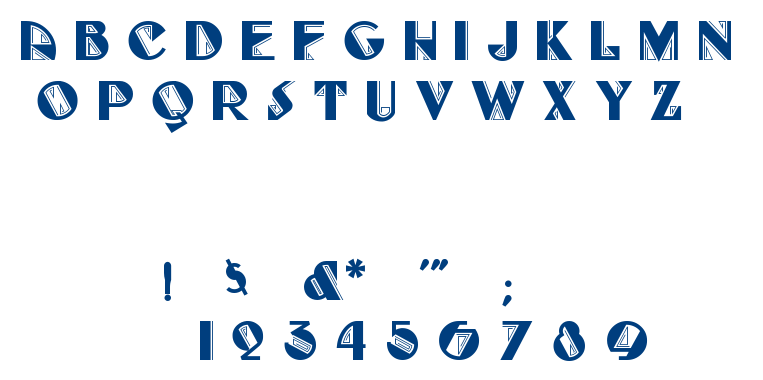 FULL TILT BOOGIE font