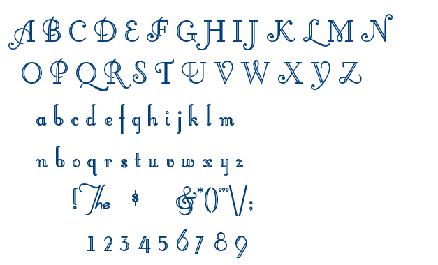 Little Lord Fontleroy font