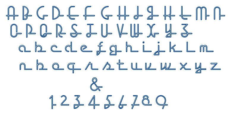 Lost Wages font