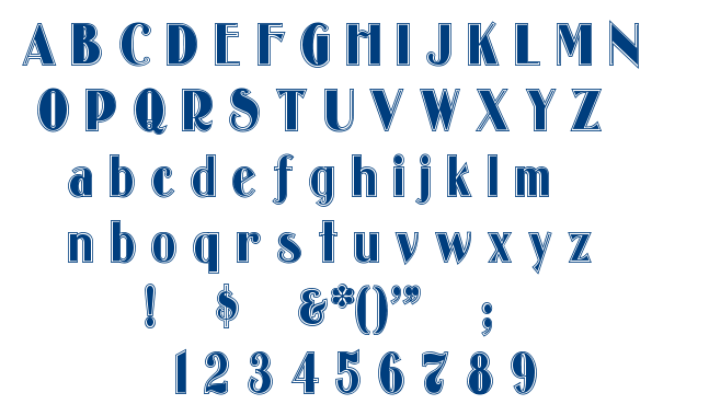 Oldgate Lane Outline font