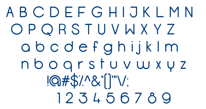 Opificio font