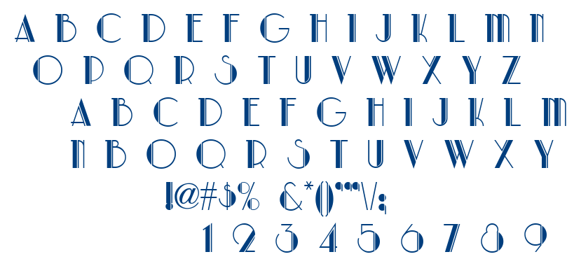 Park Lane NF font