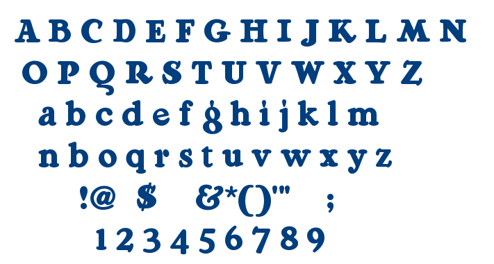 Ragg Mopp font
