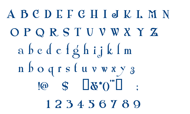 Shangri-La NF font