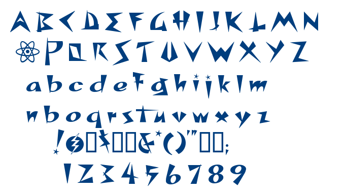 Space Patrol font