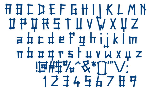 Tape Rail font
