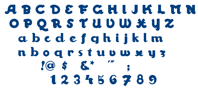 Walrus Gumbo font
