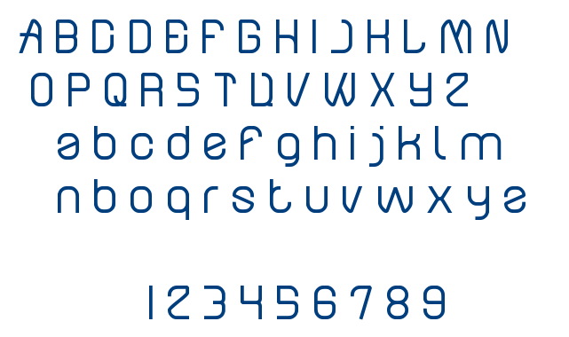 electro static rain font