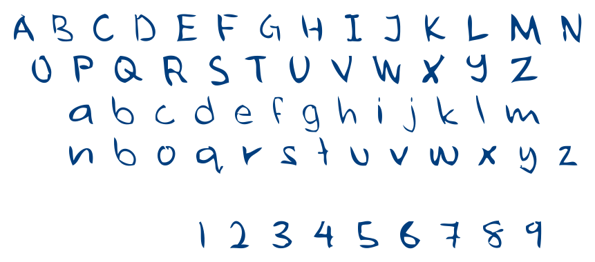 Ugly Hand Writing font