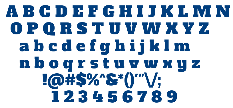Alfa Slab One font