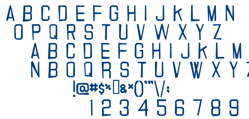 20000 Dollar Bail font